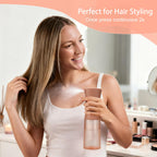 LORSEX 3 Pcs Slick Hair Brush Set with 200ml Hair Spray Bottle, Hair Styling Kit - Damaged Box