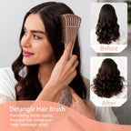 LORSEX 3 Pcs Slick Hair Brush Set with 200ml Hair Spray Bottle, Hair Styling Kit - Damaged Box