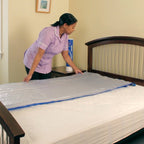 Repose Inflatable Single Mattress Overlay Cushion and Manual Pump - Pressure Relief Bed Sore Prevention - New
