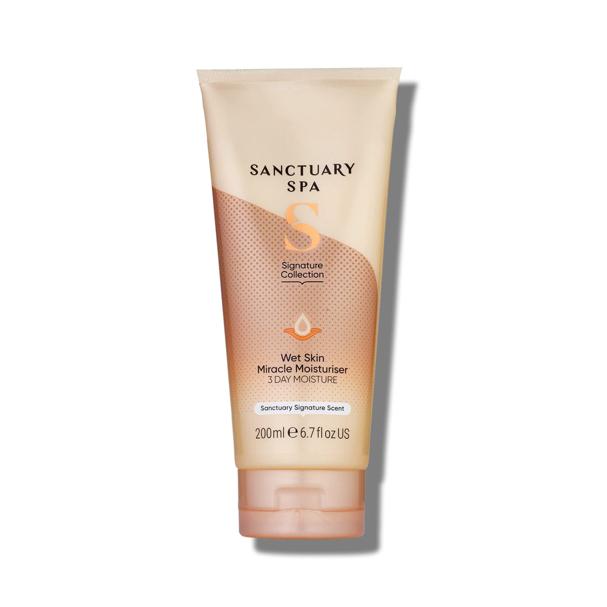 Sanctuary Spa Wet Skin Miracle Moisturiser - Signature Collection Vegan In Shower Moisturiser 200ml - Damaged Box