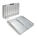 Aidapt 2ft Lightweight Folding Aluminium Wheelchair Ramp - Portable Threshold Kerb Ramp for Mobility Scooter with Handle - Very Good