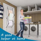 Rainberg Over The Door Clothes Airer - Foldable 10-Bar Laundry Drying Rack Indoor Outdoor 4kg Capacity - Very Good