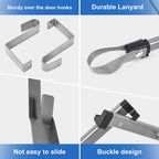 Rainberg Over The Door Clothes Airer - Foldable 10-Bar Laundry Drying Rack Indoor Outdoor 4kg Capacity - Very Good
