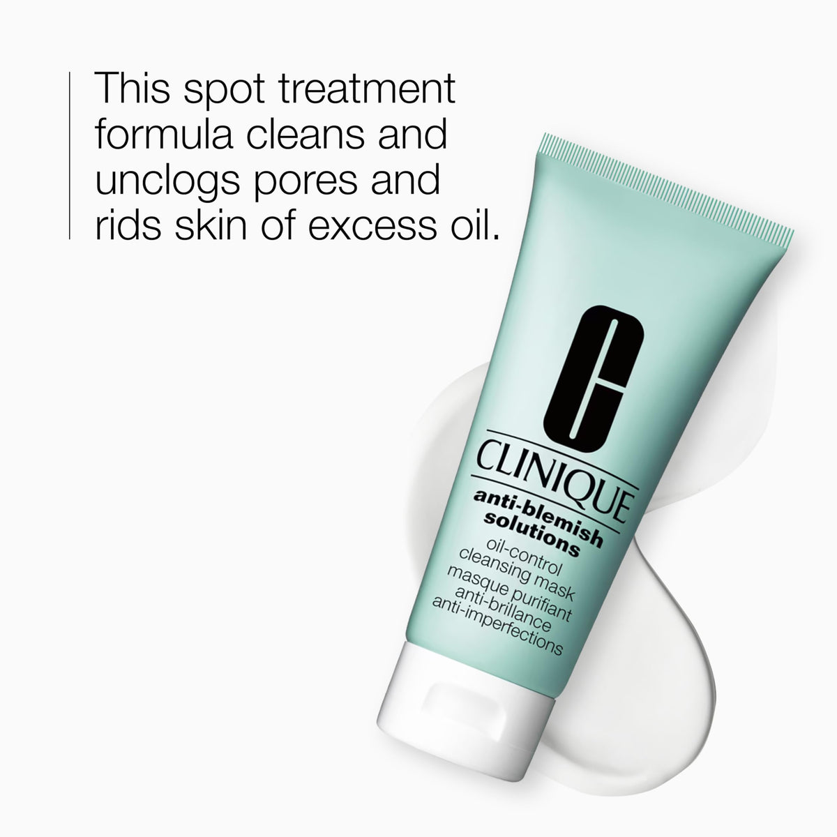 Clinique Anti-Blemish Solutions Oil Control Face Mask Treatment With Salicylic Acid 100ml - Damaged Box
