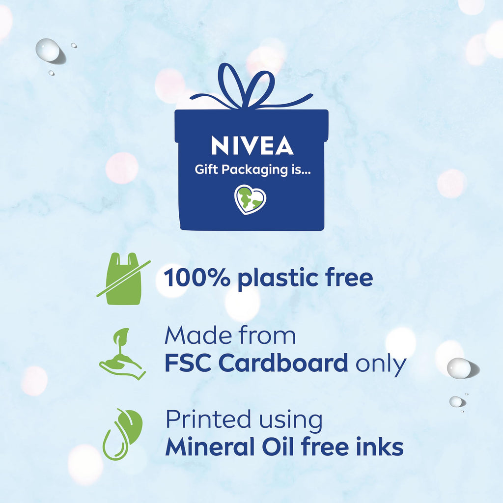 Nivea Pampering Moments Of Joy Gift Set - 5-Piece Skincare And Body Care Pamper Collection - Damaged Box