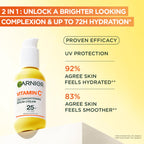 Garnier Vitamin C Brightening Serum Cream SPF25 Face Moisturiser - 50ml - Damaged Box