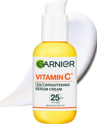Garnier Vitamin C Brightening Serum Cream SPF25 Face Moisturiser - 50ml - Damaged Box