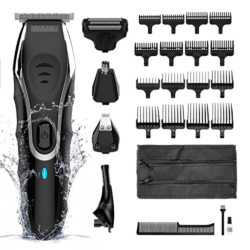 Wahl Aqua Blade 10-in-1 Rechargeable Lithium Men's Multigroomer Beard Trimmer - 0.2mm Shave - Damaged Box