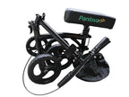 Panlova Steerable Knee Walker Scooter - Adult Mobility Aid for Broken Leg Foot Ankle Injury - Orthopaedic Pad - Black - Damaged Box