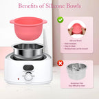 Wandefol Professional Waxing Kit, Electric Wax Machine Warmer for Hair Removal - Damaged Box