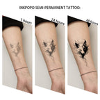 INKPOPO Semi Permanent Finger Temporary Tattoos for Women - 3 Sheets Style 131 Body Art - Damaged Box