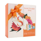 Sanctuary Spa Discovery Complete Spa Retreat Gift Set for Women - Vegan Body Wash, Bath Float, Body Butter, Scrub, Hand Cream & Sleep Mist - Damaged Box