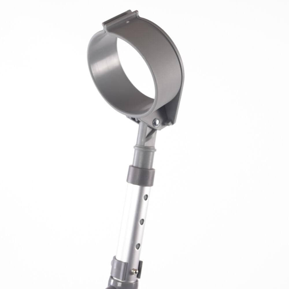 NRS Double Adjustable Crutches with Comfy Handle - Regular Height Walking Aid - Pair - Like New