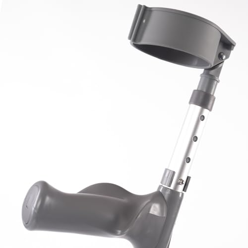 NRS Double Adjustable Crutches with Comfy Handle - Regular Height Walking Aid - Pair - Like New