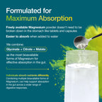 BetterYou Magnesium Glycinate 3-in-1 Complex Powder - Lemon & Lime Flavour - 30 Servings - New - BBE 04/2028
