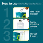 BetterYou Magnesium Glycinate 3-in-1 Complex Powder - Lemon & Lime Flavour - 30 Servings - New - BBE 04/2028