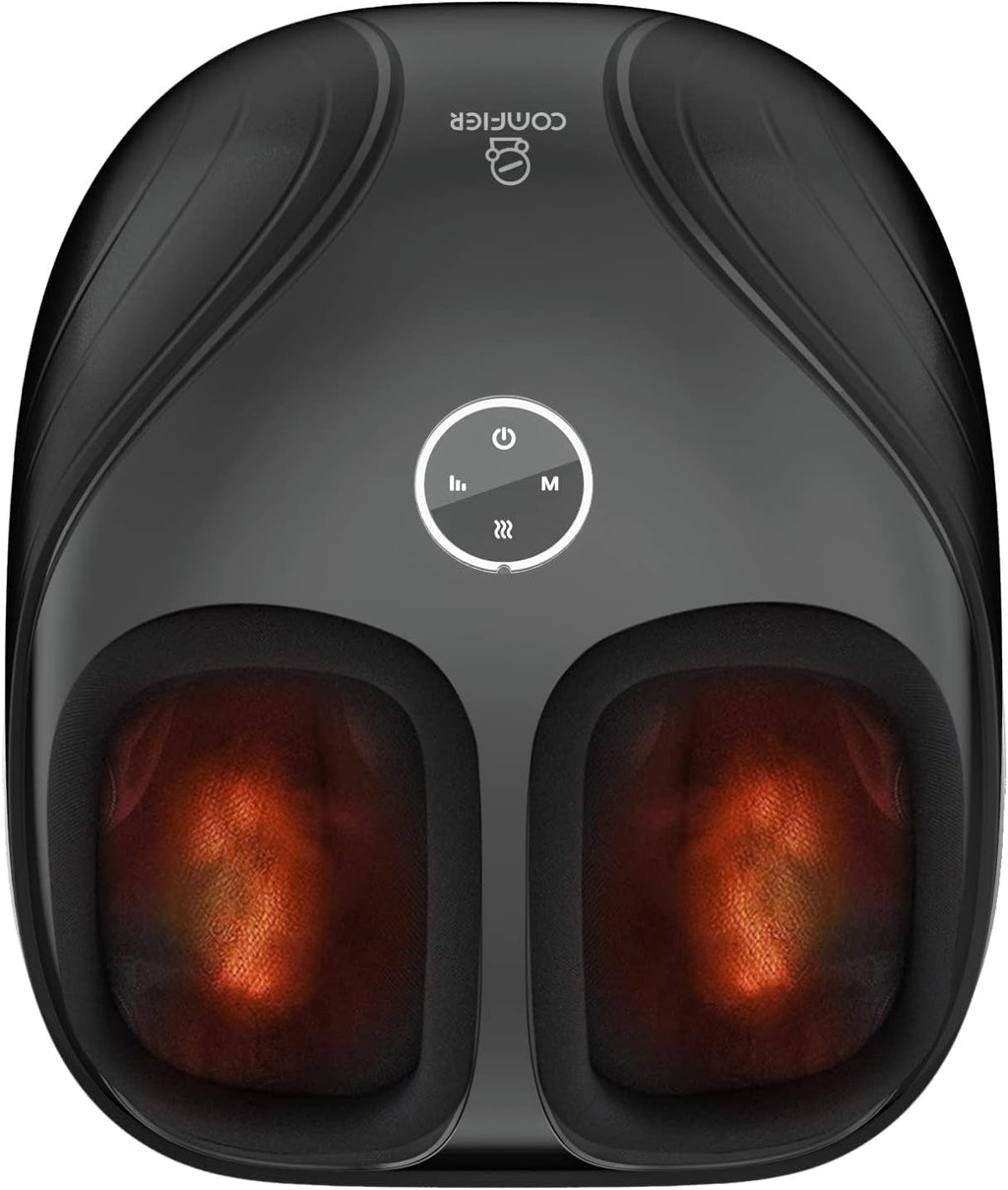 Comfier Shiatsu Foot Massager Machine with Heat - Kneading, Rolling and Compression for Plantar Fasciitis - Like New
