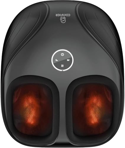 Comfier Shiatsu Foot Massager Machine with Heat - Kneading, Rolling and Compression for Plantar Fasciitis - Like New
