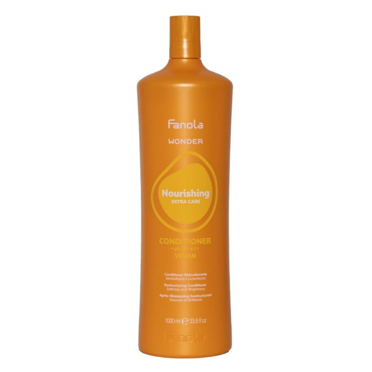 Fanola Wonder Nourishing Restructuring Hair Conditioner 1000ml - Softness and Brightness - New