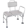 Homecraft Padded Bath Transfer Bench - Bath Chair Bathroom Mobility Aid with Suction Cup Feet - Like New
