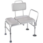 Homecraft Padded Bath Transfer Bench - Bath Chair Bathroom Mobility Aid with Suction Cup Feet - Like New