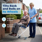 Days Folding Ambulance Chair - Evacuation Stair Chair for Person Transfer, Disabled and Elderly Mobility Aid - Like New