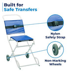 Days Folding Ambulance Chair - Evacuation Stair Chair for Person Transfer, Disabled and Elderly Mobility Aid - Like New