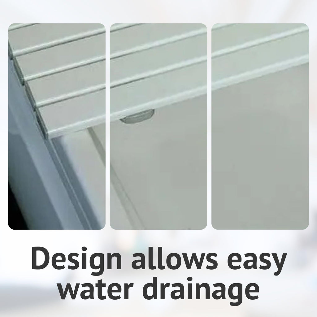 Homecraft Savanah Slatted Bath Board Seat Mobility Disability Aid - 660 x 232mm - White - Damaged Box