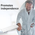 Homecraft Savanah Slatted Bath Board Seat Mobility Disability Aid - 660 x 232mm - White - Damaged Box