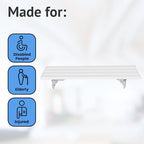 Homecraft Savanah Slatted Bath Board Seat Mobility Disability Aid - 660 x 232mm - White - Damaged Box