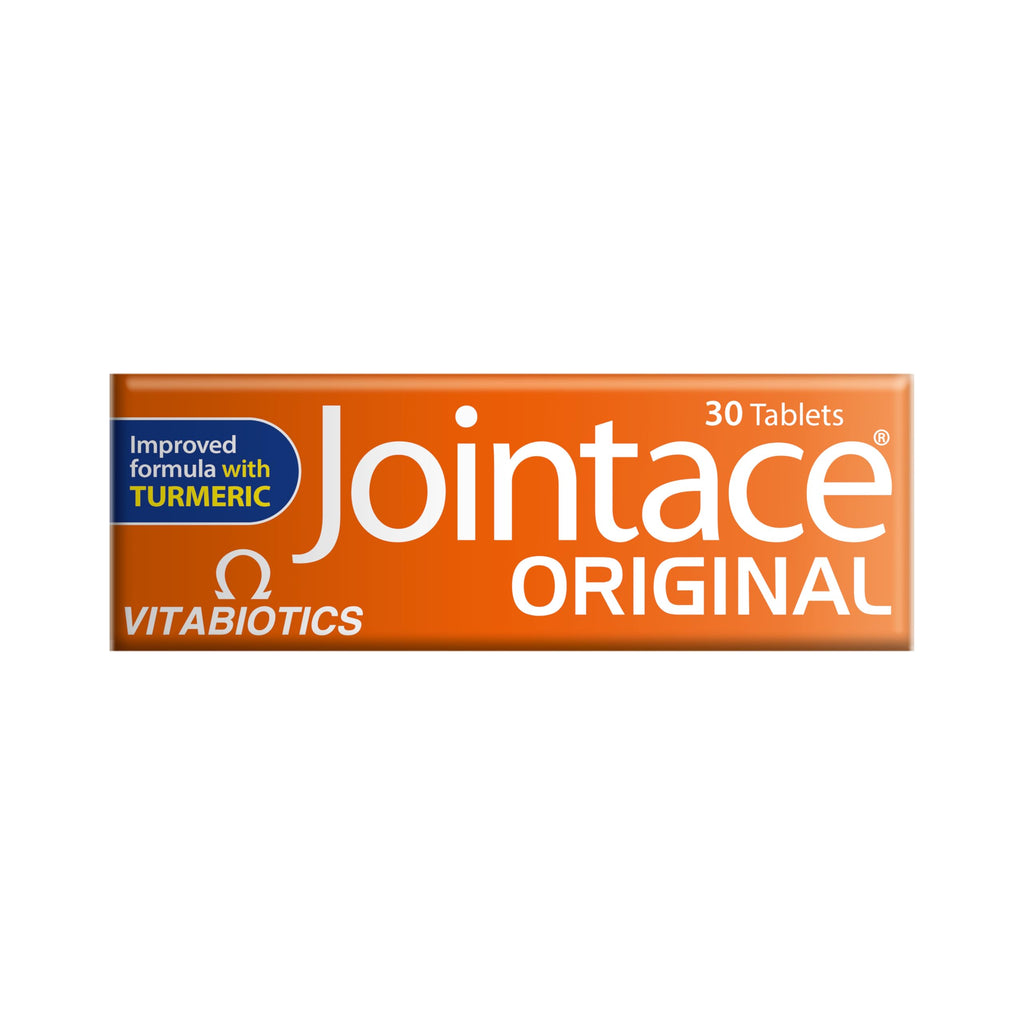 Jointace Original Joint and Cartilage Support - Glucosamine Chondroitin Turmeric Ginger - 30 Tablets - Damaged Box - BBE 09/2027