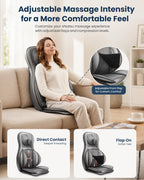 Comfier Neck and Back Massager with Heat - Heated Massage Chair Pad with Compression - Like New