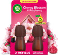 Air Wick Essential Mist Air Freshener Twin Refill - Cherry Blossom & Raspberry 20ml - Like New