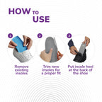 Scholl In-Balance Plantar Fasciitis Insoles - Orthotic Arch Support Shoe Inserts for Men & Women - Small 4.5-6.5 - Damaged Box