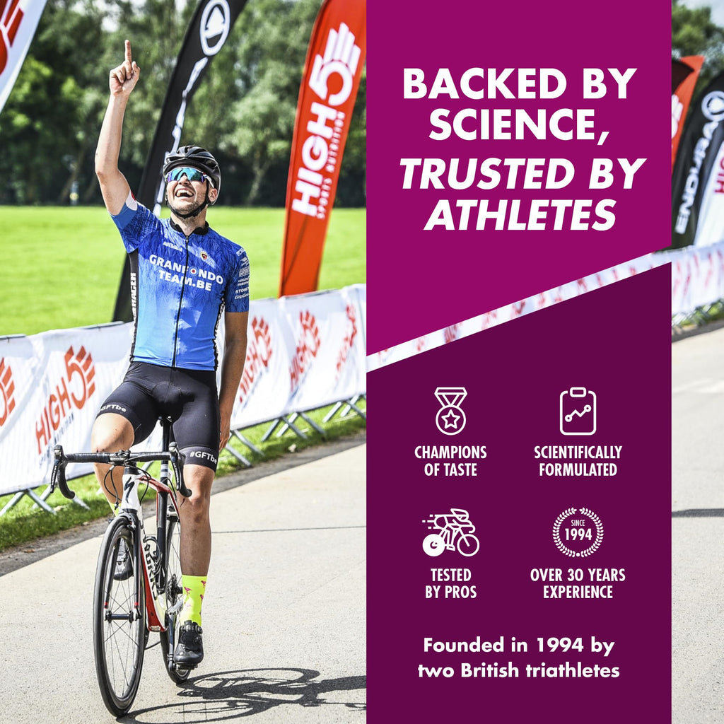 HIGH5 Energy Gels - Running and Endurance Sports Fuel - Blackcurrant - 20 x 40g Pack - Damaged Box - BBE 06/2027