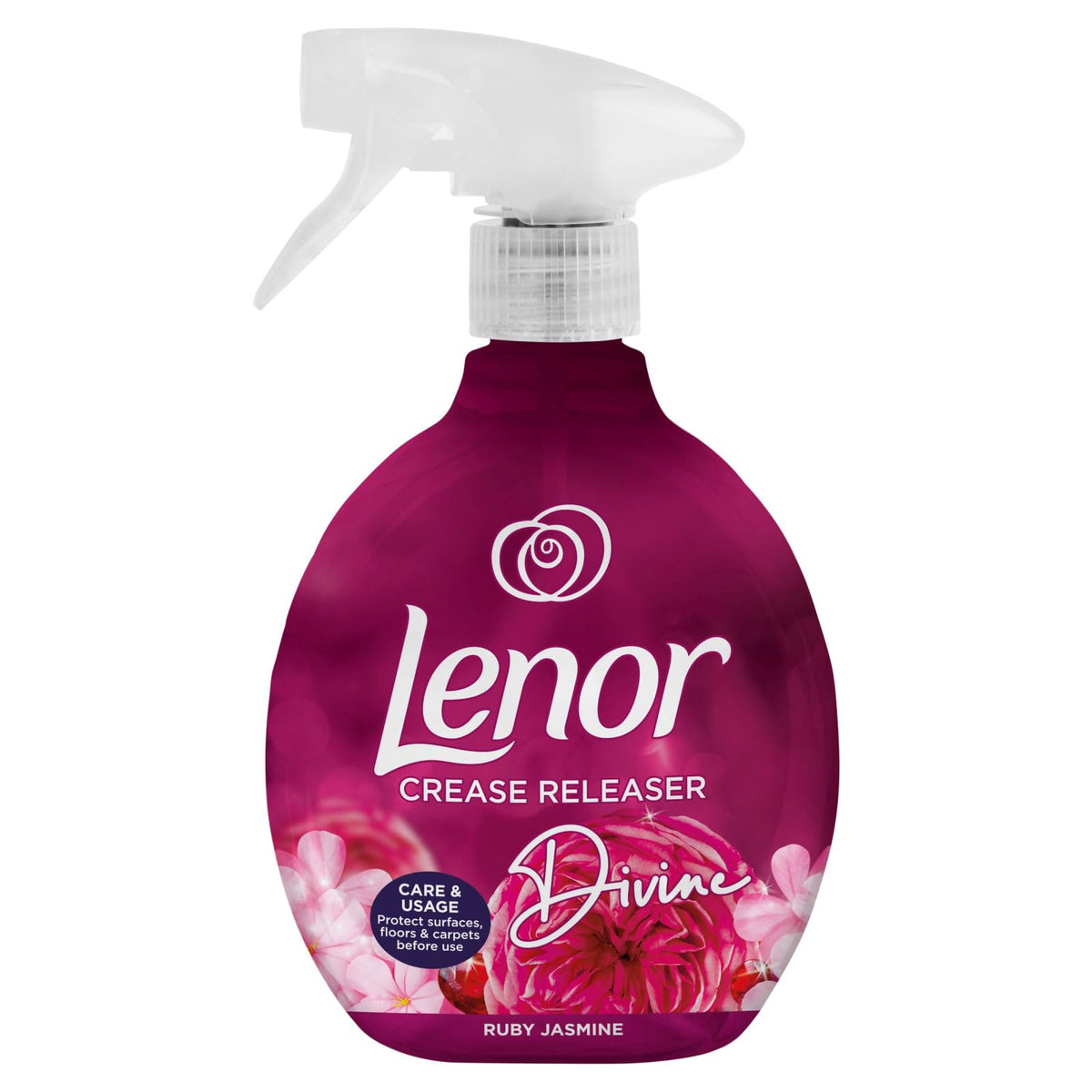 Lenor Crease Releaser Spray Confidence Jasmine & Red Berries 500ml - Fabric Wrinkle Remover - Damaged Box