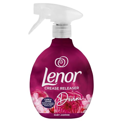 Lenor Crease Releaser Spray Confidence Jasmine & Red Berries 500ml - Fabric Wrinkle Remover - Damaged Box