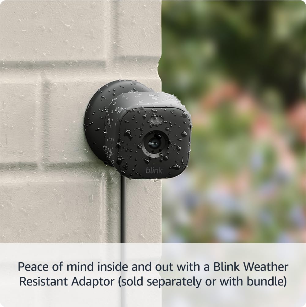 Blink Mini 2 Plug-In Smart Security Camera - HD Night View - New