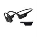 AfterShokz Aeropex Bone Conduction Headphones - Wireless Bluetooth Sports Earphones with Mic IP67 Waterproof - Cosmic Black - New