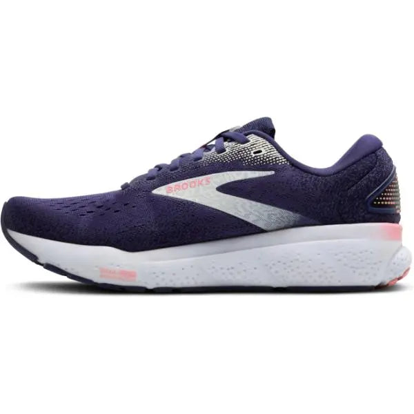 Brooks Ghost 16 Womens Running Trainer UK Size 8.5 Blue Ribbon / Dianthus / Peacoat - New Brooks