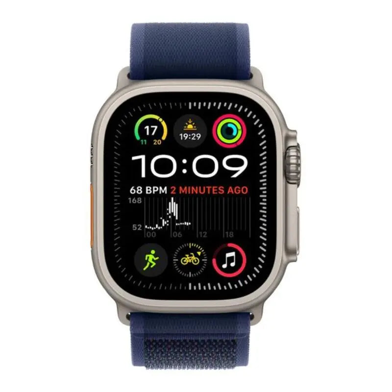 Apple Watch Ultra 2 GPS Cellular 49mm Titanium with Blue Trail Loop Small Medium - Refurbished Apple