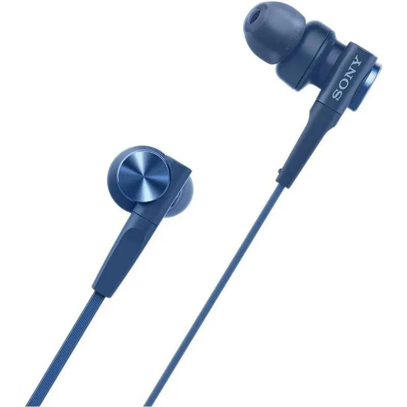 Sony MDR-XB55AP In-Ear Extra Bass Headphones - Blue - New Sony