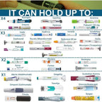 4ALLFAMILY Explorer 7 Pen Insulin Cooler Travel Case with USB Charge 72 Hours - Refurbished 4ALLFAMILY