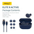 Jabra Elite 8 Active Wireless Bluetooth Water Resistant In Ear Headphones - Navy Jabra