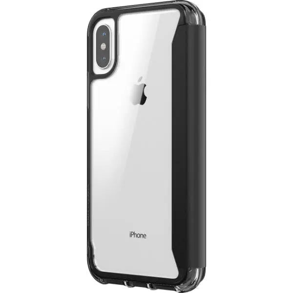 Griffin Survivor iPhone X/XS Slim Fit Clear Wallet Case Black / Clear Griffin