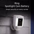 Ring Spotlight Cam Battery Outdoor Security Camera And Spotlight Ring