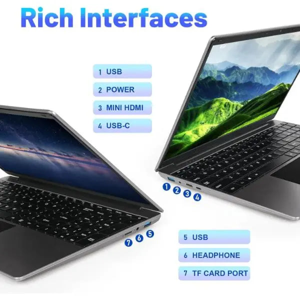 Anna Bella Intel Celeron 15.6" Laptop - Windows 11 512GBG 16GB DDR4 - Like New laptop
