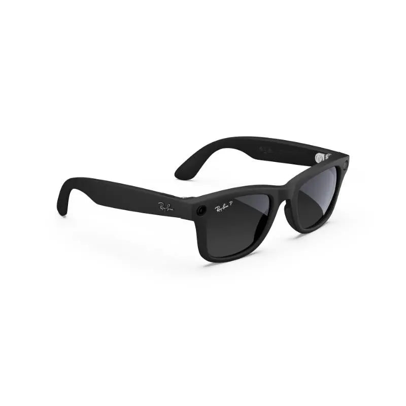 Ray Ban Meta Wayfarer Smart Sunglasses Matte Black Polar Gradient Graphite Lens - Refurbished Ray Ban