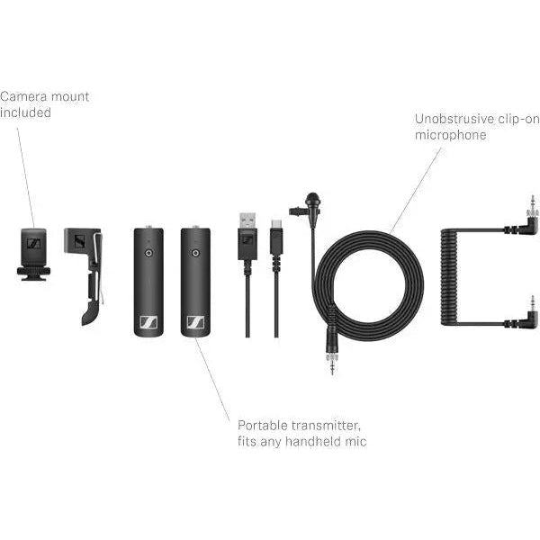 Sennheiser XSW-D Portable Lavalier Set Plug & Play Digital Wireless Lav Mic System Sennheiser