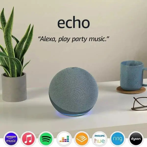 Amazon Echo Dot 4th Gen Smart Speaker With Alexa Twilight Blue Amazon